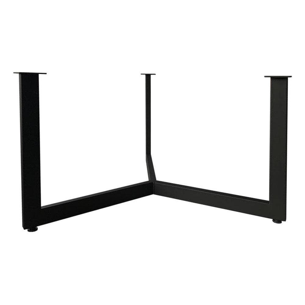 Stalen salononderstel zwart rond ø 73 cm en hoogte 43 cm  (2 x 4 cm)