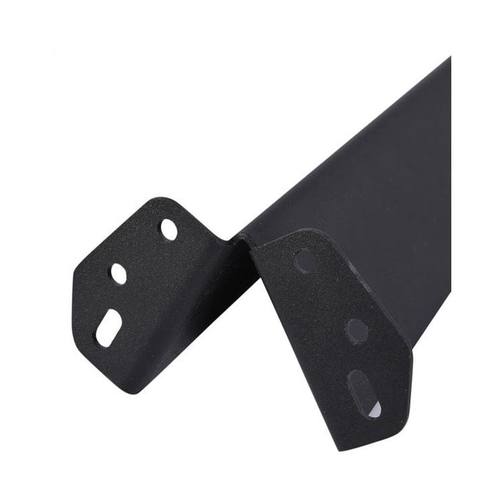 Massief stalen meubelpoot zwart taps 8 bij 5 cm en hoogte 72 cm  - 4 stuks