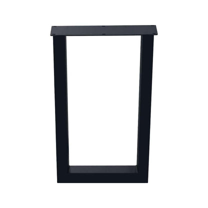 Stalen U tafelpoot 60 bij 8 cm en hoogte 110 cm  (8 x 8 cm) (set van 2 stuks)
