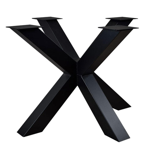 Stalen matrix zwart spinpoot 120 bij 120 cm en hoogte 72 cm  (8 x 8 cm)