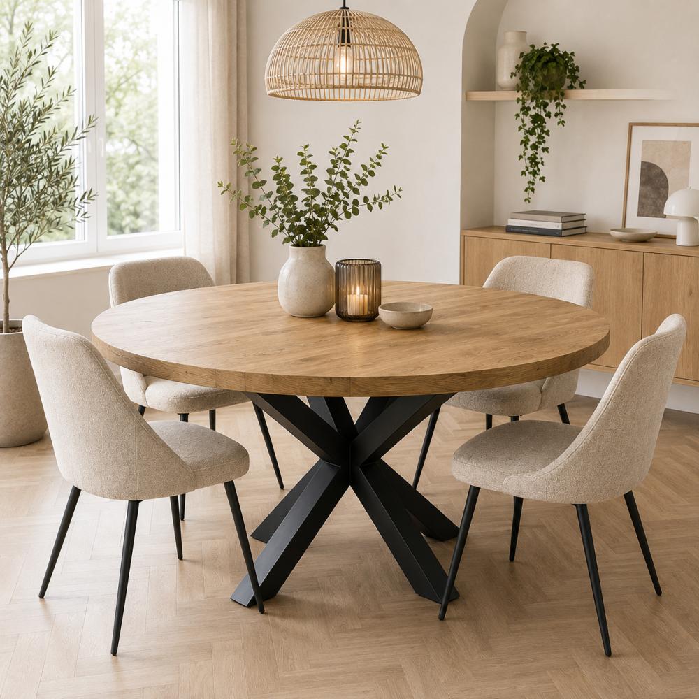 Stalen matrix zwart spinpoot 120 bij 120 cm en hoogte 72 cm  (8 x 8 cm)