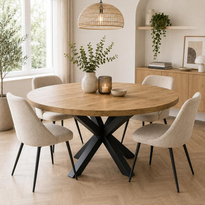 Stalen matrix zwart spinpoot 120 bij 120 cm en hoogte 72 cm  (8 x 8 cm)