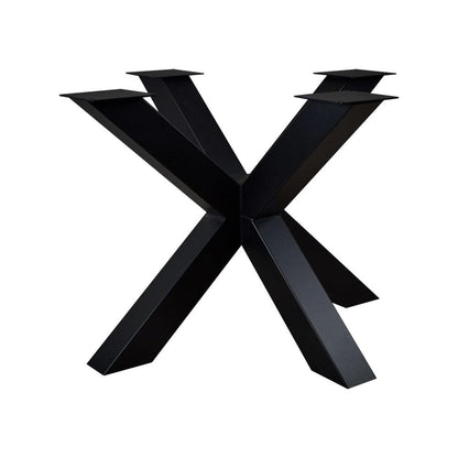 Stalen matrix zwart spinpoot 90 bij 90 cm en hoogte 72 cm  (10 x 10 cm)