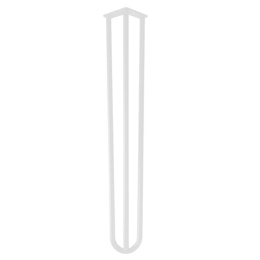 Witte 3-punt hairpin tafelpoot 71 cm (set van 4 stuks)
