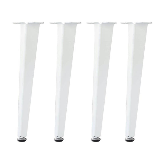 Witte tapse design meubelpoot 40 cm (set van 4)