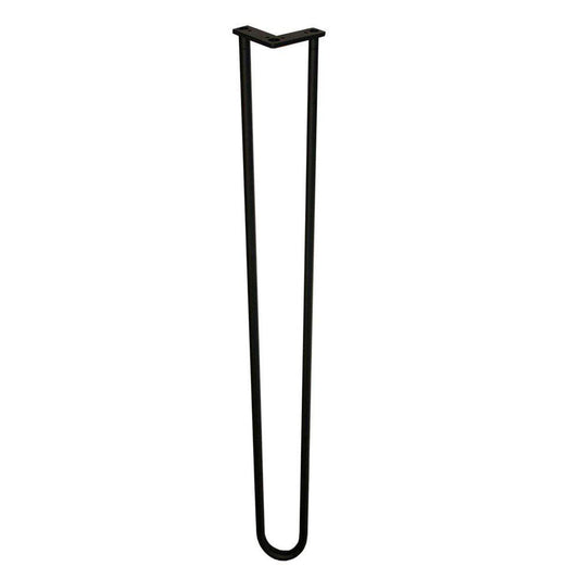 Zwarte hairpin tafelpoot 105 cm (set van 4 stuks)